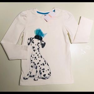 Girl winter long sleeve shirt
